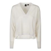 1 Sweater in Trendy Stijl Pinko , White , Dames