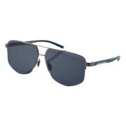 Stijlvolle zonnebril met donkerblauwe lenzen Porsche Design , Gray , U...