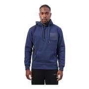 Blauwe hoodie met logopatch Richmond , Blue , Heren