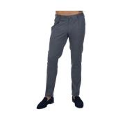 Slimme Wollen Broek met Zakken PT Torino , Gray , Heren