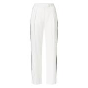 Rechte Broek MET Hoge Taille Karl Lagerfeld , White , Dames