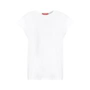 Veelzijdig Katoenen T-Shirt met Korte Mouwen Marina Rinaldi , White , ...