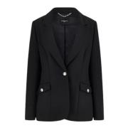 Celia Blazer in Twill Stretch Guess , Black , Dames