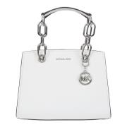 Cynthia Satchel Tas Michael Kors , White , Dames