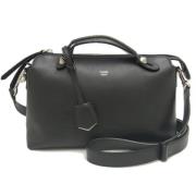 Pre-owned Leather handbags Fendi Vintage , Black , Dames