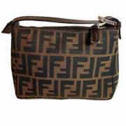 Pre-owned Canvas handbags Fendi Vintage , Brown , Dames