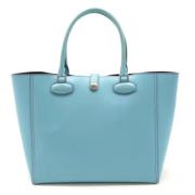 Pre-owned Leather shoulder-bags Loewe Pre-owned , Blue , Dames