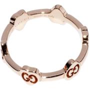 Pre-owned Metal rings Gucci Vintage , Pink , Dames