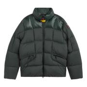 Jeugdige en moderne glanzende gewatteerde jas Parajumpers , Green , He...