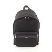 Pre-owned Leather backpacks Yves Saint Laurent Vintage , Black , Dames