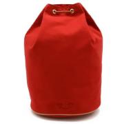 Pre-owned Canvas shoulder-bags Hermès Vintage , Red , Dames