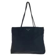 Pre-owned Canvas totes Prada Vintage , Black , Dames