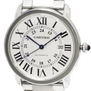 Pre-owned Metal watches Cartier Vintage , Gray , Dames