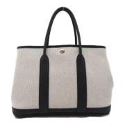 Pre-owned Canvas handbags Hermès Vintage , Beige , Dames