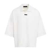 Shell Piquet Polo Shirt Fear Of God , White , Heren