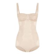 Kantdetail Balconette Bh-Body Dolce & Gabbana , Beige , Dames