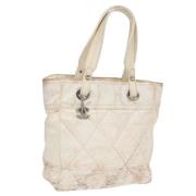 Pre-owned Canvas totes Chanel Vintage , Beige , Dames