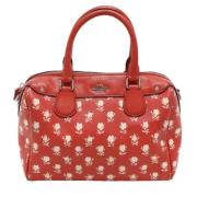 Pre-owned Leather handbags Coach Pre-owned , Red , Dames