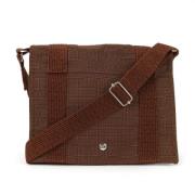 Pre-owned Canvas shoulder-bags Hermès Vintage , Brown , Dames