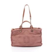 Pre-owned Leather chanel-bags Chanel Vintage , Pink , Dames