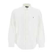 Aangepaste Oxford Overhemd Polo Ralph Lauren , White , Heren