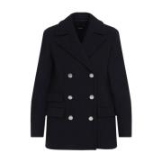 Klassieke Baltische Peacoat Theory , Black , Dames