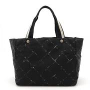 Pre-owned Canvas chanel-bags Chanel Vintage , Black , Dames