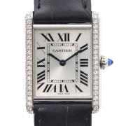 Pre-owned Metal watches Cartier Vintage , Gray , Dames