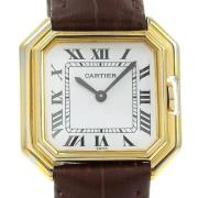 Pre-owned Metal watches Cartier Vintage , White , Dames