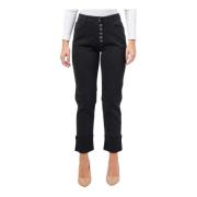 Zwarte jeans met 5 zakken Jijil , Black , Dames