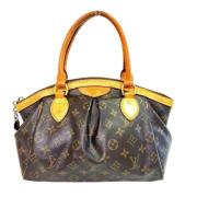 Pre-owned Canvas handbags Louis Vuitton Vintage , Brown , Dames