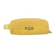 Pre-owned Fabric pouches Versace Pre-owned , Yellow , Dames