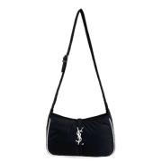 Pre-owned Leather shoulder-bags Yves Saint Laurent Vintage , Black , D...