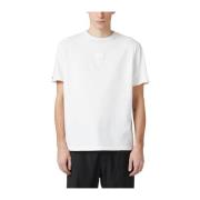 Wit Katoen Regular Fit T-Shirt Iceberg , White , Heren