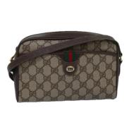 Pre-owned Leather gucci-bags Gucci Vintage , Beige , Dames