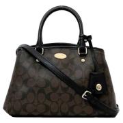 Pre-owned Leather handbags Coach Pre-owned , Brown , Dames