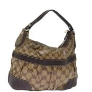 Pre-owned Canvas gucci-bags Gucci Vintage , Brown , Dames