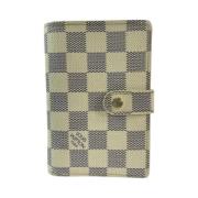 Pre-owned Canvas wallets Louis Vuitton Vintage , White , Dames