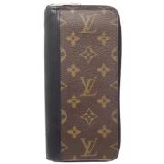 Pre-owned Leather wallets Louis Vuitton Vintage , Brown , Dames