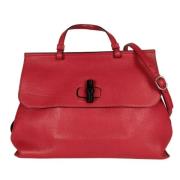 Pre-owned Leather gucci-bags Gucci Vintage , Red , Dames