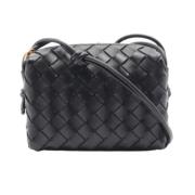 Pre-owned Leather shoulder-bags Bottega Veneta Vintage , Black , Dames