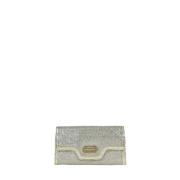 Pre-owned Leather clutches Jimmy Choo Pre-owned , Gray , Dames