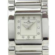 Pre-owned Stainless Steel watches Baume & Mercier Pre-owned , White , ...