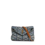 Pre-owned Canvas crossbody-bags Yves Saint Laurent Vintage , Blue , Da...