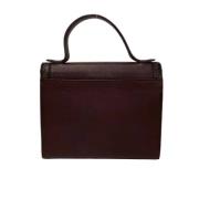 Pre-owned Leather handbags Yves Saint Laurent Vintage , Brown , Dames