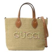 Pre-owned Fabric gucci-bags Gucci Vintage , Brown , Dames