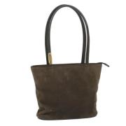 Pre-owned Suede gucci-bags Gucci Vintage , Brown , Dames