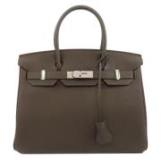 Pre-owned Leather handbags Hermès Vintage , Brown , Dames