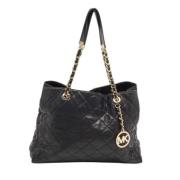 Pre-owned Leather shoulder-bags Michael Kors Pre-owned , Black , Dames