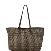 Pre-owned Canvas handbags Fendi Vintage , Brown , Dames